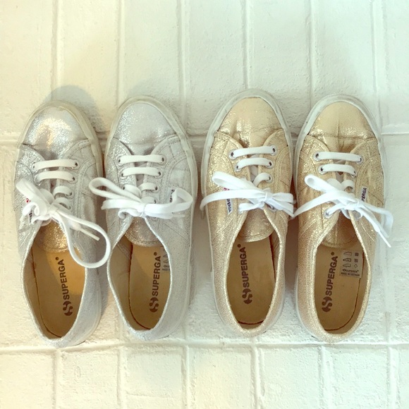 superga silver 37